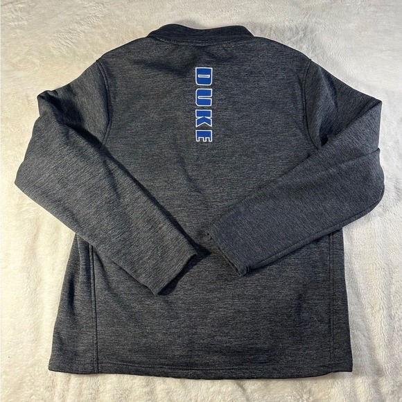 Colosseum Duke Blue Devils Gray Full Zip Fleece Jacket Men's L - Picture 7 of 8